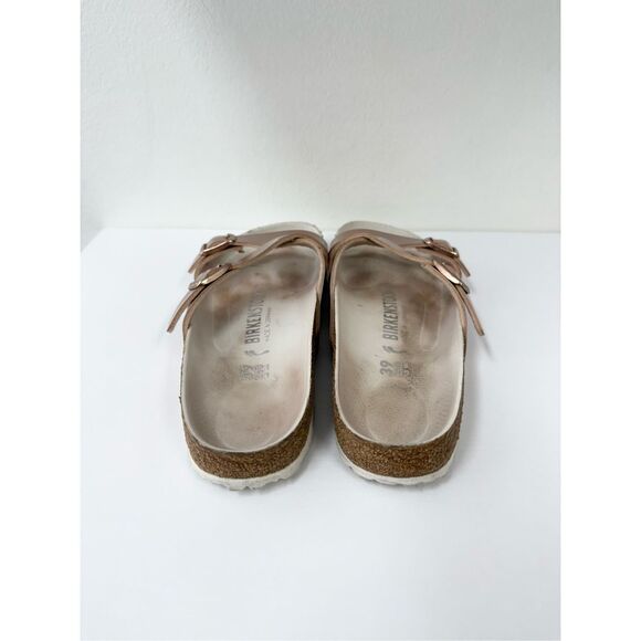 Birkenstock Yao Balance Rose Gold Copper Strappy Lux Sandals 39 W8 M6 - Picture 3 of 7